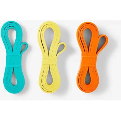 Ninguno Kit Entrenamiento 3 Bandas Elásticas 15/25/35 kg crossfit, entrenamiento para hombres y mujeres, Banda elástica cross-training musculación - training band Corength - KMT Style Ninguno Kit Entrenamiento 3 Bandas Elásticas 15/25/35 kg crossfit, entrenamiento para hombres y mujeres, Banda elástica cross-training musculación - training band Corength - KMT Style