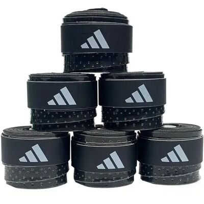 Adidas Pack AHORRO Varios Colores Overgrip Padel Perforado - 6 Unidades, 12 Unidades y 18 Unidades - Mayor Absorción del Sudor - Gran Agarre Adidas Pack AHORRO Varios Colores Overgrip Padel Perforado - 6 Unidades, 12 Unidades y 18 Unidades - Mayor Absorción del Sudor - Gran Agarre