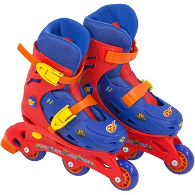 Ninguno Patines infantiles en línea , con diseños exclusivos de Blaze and The Monster Machine, tallas ajustables 28-31/ 31-34 (2140)(2141). Patines de aprendizaje. Tallas ajustables. Tobillera acolchada. Ninguno Patines infantiles en línea , con diseños exclusivos de Blaze and The Monster Machine, tallas ajustables 28-31/ 31-34 (2140)(2141). Patines de aprendizaje. Tallas ajustables. Tobillera acolchada.