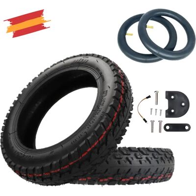 Ninguno Kit 10 Pulgadas Offroad Todoterreno Patinete Eléctrico Xiaomi M365 / Pro 2 / 1S / Essential / Mi Scooter 3 Lite / Cecotec Bongo Serie A con Válvula - Cubiertas Neumáticos 10x2-6.1 con Cámara de Aire Ninguno Kit 10 Pulgadas Offroad Todoterreno Patinete Eléctrico Xiaomi M365 / Pro 2 / 1S / Essential / Mi Scooter 3 Lite / Cecotec Bongo Serie A con Válvula - Cubiertas Neumáticos 10x2-6.1 con Cámara de Aire