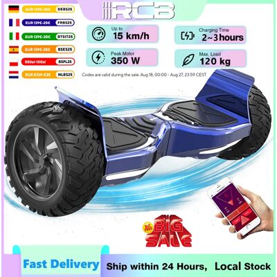 RCB(运输工具) RCB Hoverboard 8,5" hoverboards todo terreno, control de aplicaciones, LED integrado Bluetooth con potente motor, monopatín eléctrico RCB(运输工具) RCB Hoverboard 8,5" hoverboards todo terreno, control de aplicaciones, LED integrado Bluetooth con potente motor, monopatín eléctrico