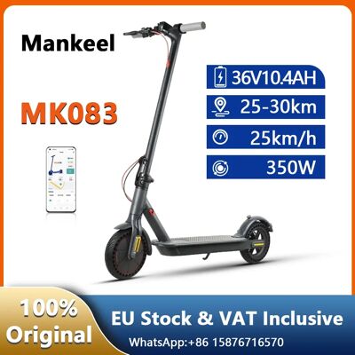 Ninguno Mankeel-patinete eléctrico MK083 para adultos, Scooter plegable de 350W, 36V, 10,4 Ah, rango máximo de 30KM, APP Link Intelligence Ninguno Mankeel-patinete eléctrico MK083 para adultos, Scooter plegable de 350W, 36V, 10,4 Ah, rango máximo de 30KM, APP Link Intelligence