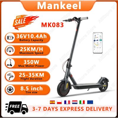 Ninguno Mankeel-patinete eléctrico MK083, 350W, 36V, 10,4 Ah, diseño ligero para ciudad, neumático a prueba de explosiones de 8,5 pulgadas, aplicaciones inteligentes, e-scooter Ninguno Mankeel-patinete eléctrico MK083, 350W, 36V, 10,4 Ah, diseño ligero para ciudad, neumático a prueba de explosiones de 8,5 pulgadas, aplicaciones inteligentes, e-scooter