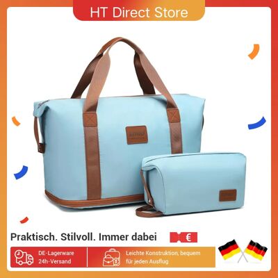 Kono-Bolsa de cosméticos impermeable para hombre y mujer, bolso deportivo separado, equipaje de mano, bolsa de compras, 36L Kono-Bolsa de cosméticos impermeable para hombre y mujer, bolso deportivo separado, equipaje de mano, bolsa de compras, 36L