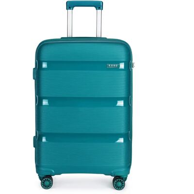 KONO TSA Lock Caja con ruedas de polipropileno liviana y moderna de 4 rollos 66 L resistente al desgaste (65x44x27 cm) KONO TSA Lock Caja con ruedas de polipropileno liviana y moderna de 4 rollos 66 L resistente al desgaste (65x44x27 cm)