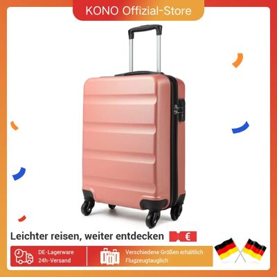 Estuche rígido KONO Mediano (66x45x26 cm) -Carrito liviano con cerradura TSA y capacidad de 63 L Estuche rígido KONO Mediano (66x45x26 cm) -Carrito liviano con cerradura TSA y capacidad de 63 L