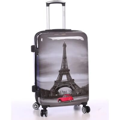 Ninguno Maleta cabina MALETA DE VIAJES Paris-Tour-Eiffel 55 cm, 4 ruedas - Equipaje de mano de gran capacidad, ideal para viajes cortos. Ninguno Maleta cabina MALETA DE VIAJES Paris-Tour-Eiffel 55 cm, 4 ruedas - Equipaje de mano de gran capacidad, ideal para viajes cortos.