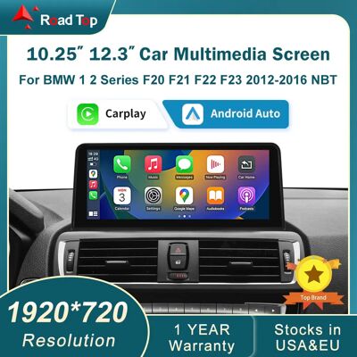 Road Top RoadTop pantalla Multimedia inalámbrica CarPlay Android Auto para BMW serie 1 2 F20 F21 F22 F23 sistema NBT Road Top RoadTop pantalla Multimedia inalámbrica CarPlay Android Auto para BMW serie 1 2 F20 F21 F22 F23 sistema NBT