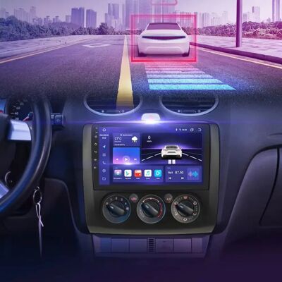 OSSURET Radio con GPS para coche, reproductor Multimedia con Android, 2DIN, Carplay, unidad principal inteligente, estéreo, wifi, para Ford Focus 2, 3, 2004-2011, 7862 OSSURET Radio con GPS para coche, reproductor Multimedia con Android, 2DIN, Carplay, unidad principal inteligente, estéreo, wifi, para Ford Focus 2, 3, 2004-2011, 7862