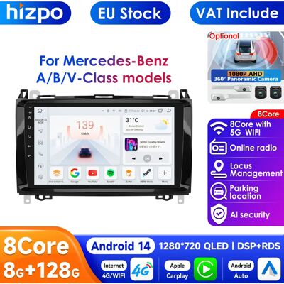 Radio Multimedia para coche OSSURET - Android 13, 9 pulgadas, Carplay, 8/128GB Radio Multimedia para coche OSSURET - Android 13, 9 pulgadas, Carplay, 8/128GB
