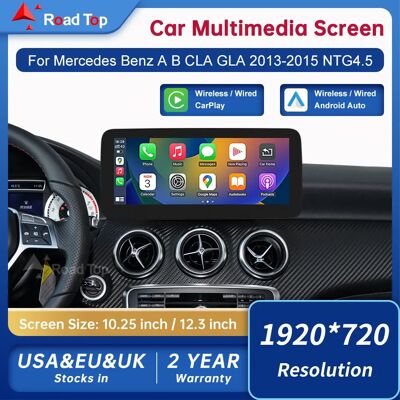 Road Top Reproductor Multimedia con pantalla táctil para Mercedes Benz A/GLA/CLA/B clase W176 X117 X156 W463 W246 2013-2015 NTG4.5 pantalla GPS Carplay Road Top Reproductor Multimedia con pantalla táctil para Mercedes Benz A/GLA/CLA/B clase W176 X117 X156 W463 W246 2013-2015 NTG4.5 pantalla GPS Carplay