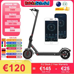 JUICEASE-patinete eléctrico TX01 para adultos, Scooter plegable con Motor de 2025 W, 36V, 7,8 Ah, 25 KM de alcance, neumáticos de 31KM/350 pulgadas con aplicación, 8,5 JUICEASE-patinete eléctrico TX01 para adultos, Scooter plegable con Motor de 2025 W, 36V, 7,8 Ah, 25 KM de alcance, neumáticos de 31KM/350 pulgadas con aplicación, 8,5