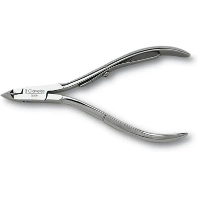 Ninguno 3 Claveles Alicate para Cutículas, Acero de Carbono - (10cm), para Cortar y Remover Cutículas Uñas, Manicura, Niquelada Ninguno 3 Claveles Alicate para Cutículas, Acero de Carbono - (10cm), para Cortar y Remover Cutículas Uñas, Manicura, Niquelada