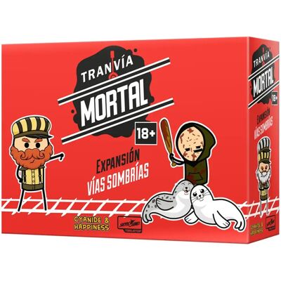 Asmodee - Tranvía Mortal: Expansión Vías Sombrías Asmodee - Tranvía Mortal: Expansión Vías Sombrías