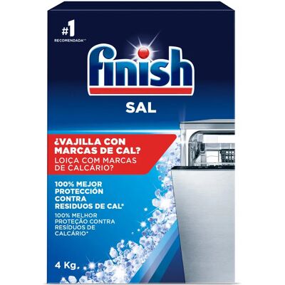 Finish Lavavajillas Sal, De 2 a 6 KG, Potenciador Lavado, Aumenta Rendimiento, Profesional, Evitar Acumulación de Cal Finish Lavavajillas Sal, De 2 a 6 KG, Potenciador Lavado, Aumenta Rendimiento, Profesional, Evitar Acumulación de Cal