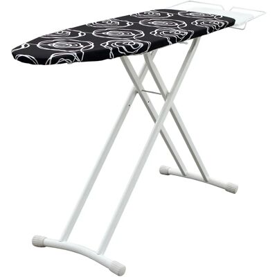 Tabla de Planchar Cofan Tívoli Negro 125x41x10 Cm Plegada 162 Cm Altura 90 Cm - Bandeja Especial Tabla de Planchar Cofan Tívoli Negro 125x41x10 Cm Plegada 162 Cm Altura 90 Cm - Bandeja Especial