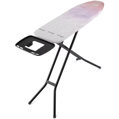 Vileda Tabla de planchar pequeña Diamond S Superficie compacta 114x33 cm ideal para espacios reducidos Soporte para plancha con orificios para perchas Altura ajustable de 71 a 90 cm para mayor Vileda Tabla de planchar pequeña Diamond S Superficie compacta 114x33 cm ideal para espacios reducidos Soporte para plancha con orificios para perchas Altura ajustable de 71 a 90 cm para mayor