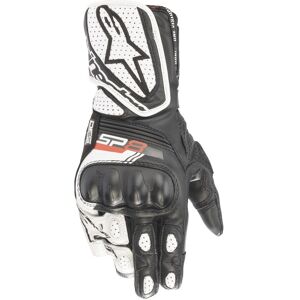 Guantes de moto Alpinestars SP-8 para mujer en blanco y negro Talla: XL Guantes de moto Alpinestars SP-8 para mujer en blanco y negro Talla: XL