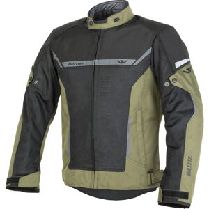 Chaqueta de moto Ayrton Bullet II Flow verde oscuro-gris-negro Talla: M Chaqueta de moto Ayrton Bullet II Flow verde oscuro-gris-negro Talla: M