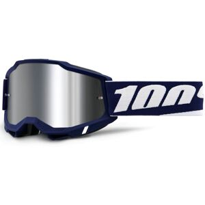 Gafas de motocross 100% ACCURI 2 Mifflin con plexiglás plateado Gafas de motocross 100% ACCURI 2 Mifflin con plexiglás plateado