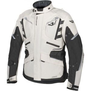 Chaqueta de moto Ayrton Trail blanca, negra y gris Talla: XL Chaqueta de moto Ayrton Trail blanca, negra y gris Talla: XL