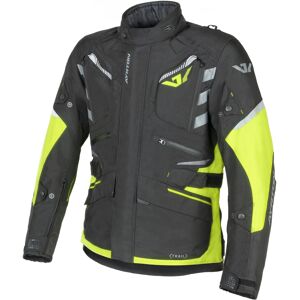 Chaqueta de moto Ayrton Trail negra-amarilla fluorescente-gris Talla: L Chaqueta de moto Ayrton Trail negra-amarilla fluorescente-gris Talla: L