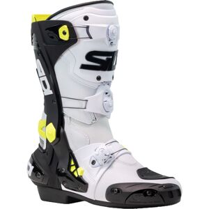 Botas de moto SiDi Rex blanco-negro-amarillo Talla: 46 Botas de moto SiDi Rex blanco-negro-amarillo Talla: 46