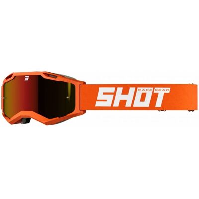 Gafas de Motocross Shot Iris 2.0 Sólido - Naranja - Gran Campo de Visión Gafas de Motocross Shot Iris 2.0 Sólido - Naranja - Gran Campo de Visión