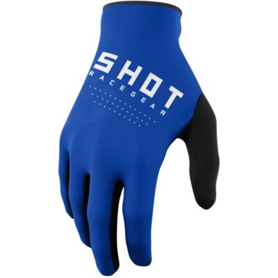 Guantes de motocross Shot Raw negro-blanco-azul liquidación Talla: 9 Guantes de motocross Shot Raw negro-blanco-azul liquidación Talla: 9