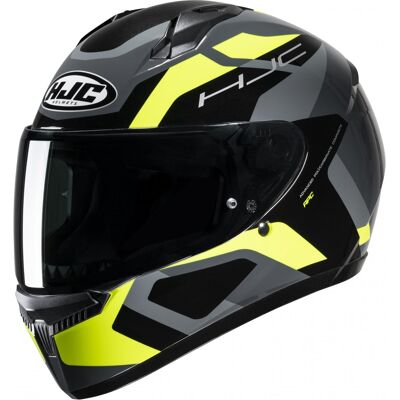 Casco integral de moto HJC C10 Tins MC3H negro-gris-amarillo fluo Talla: XS Casco integral de moto HJC C10 Tins MC3H negro-gris-amarillo fluo Talla: XS