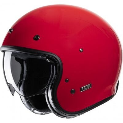 Casco de moto abierto HJC V31 Solid rojo Talla: XL Casco de moto abierto HJC V31 Solid rojo Talla: XL