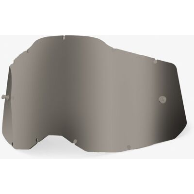 Plexi 100% Racecraft 2/Accuri 2/Strata 2 cromo plateado (Antivaho) Plexi 100% Racecraft 2/Accuri 2/Strata 2 cromo plateado (Antivaho)