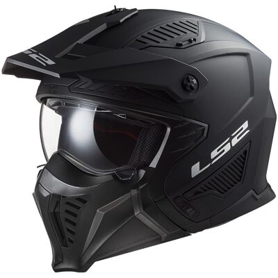Casco de moto LS2 OF606 Drifter Sólido negro mate Talla: M Casco de moto LS2 OF606 Drifter Sólido negro mate Talla: M