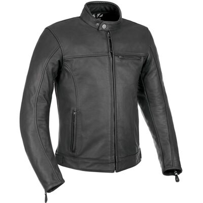 Oxford Walton Chaqueta de moto de cuero negro Talla: M Oxford Walton Chaqueta de moto de cuero negro Talla: M