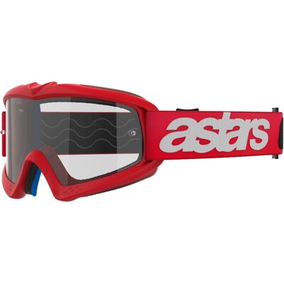 Gafas de motocross para niños Alpinestars Vision Youth Blaze rojas con lente transparente Gafas de motocross para niños Alpinestars Vision Youth Blaze rojas con lente transparente