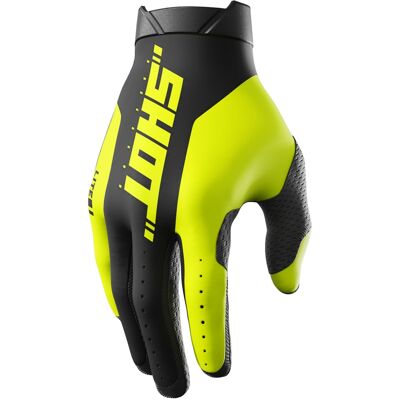 Guantes Shot Lite Pro Amarillo Fluorescente - Trabajo Guantes Shot Lite Pro Amarillo Fluorescente - Trabajo