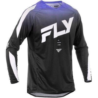 Camiseta motocross FLY Racing Evolution negro-blanco-morado Talla: L Camiseta motocross FLY Racing Evolution negro-blanco-morado Talla: L