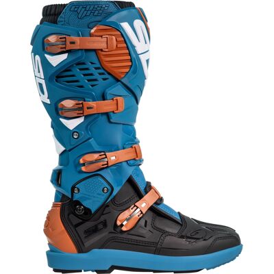 Botas moto SiDi Crossfire 3 SRS azul-bronce Talla: 43 Botas moto SiDi Crossfire 3 SRS azul-bronce Talla: 43
