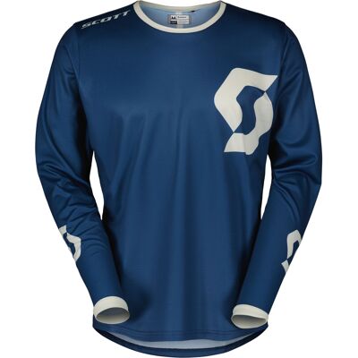 Camiseta de motocross SCOTT Compete azul-gris liquidación Talla: S Camiseta de motocross SCOTT Compete azul-gris liquidación Talla: S
