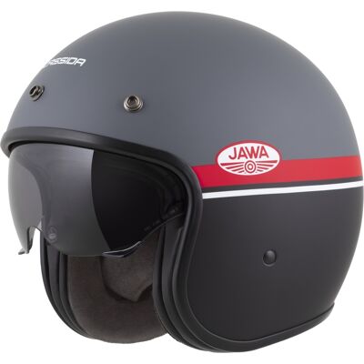 Casco de moto abierto Cassida Oxygen 2.0 Jawa OHC gris mate-rojo-negro-blanco Talla: XL Casco de moto abierto Cassida Oxygen 2.0 Jawa OHC gris mate-rojo-negro-blanco Talla: XL