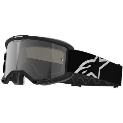 Gafas de motocross Alpinestars Vision 5 Corp negras con lente transparente Gafas de motocross Alpinestars Vision 5 Corp negras con lente transparente