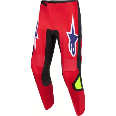 Pantalones de motocross Alpinestars Fluid Grid en rojo, negro, morado y amarillo fluorescente. Talla: 32 Pantalones de motocross Alpinestars Fluid Grid en rojo, negro, morado y amarillo fluorescente. Talla: 32