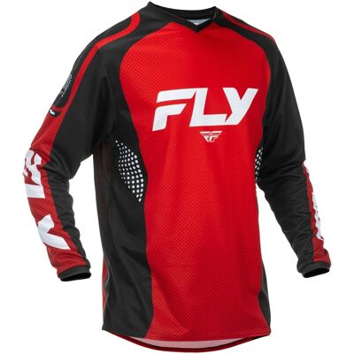 Camiseta de motocross FLY Racing F-16 roja, negra y blanca Talla: M Camiseta de motocross FLY Racing F-16 roja, negra y blanca Talla: M