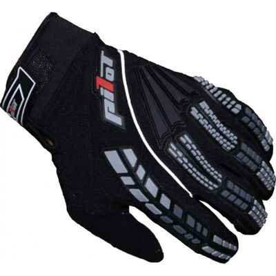 Guantes de moto MX Pilot negro Talla: 3XL Guantes de moto MX Pilot negro Talla: 3XL