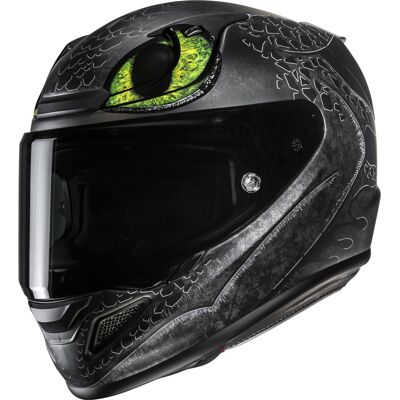 Casco integral de motocicleta HJC RPHA 12 Toothless II Universal MC4SF negro Talla: S Casco integral de motocicleta HJC RPHA 12 Toothless II Universal MC4SF negro Talla: S