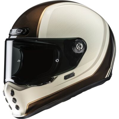 Casco integral de moto HJC V10 Hodu MC9 beige-marrón Talla: L Casco integral de moto HJC V10 Hodu MC9 beige-marrón Talla: L