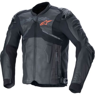 Chaqueta de cuero de moto Atem V5 de Alpinestars - Negro - 54 - Unisex Chaqueta de cuero de moto Atem V5 de Alpinestars - Negro - 54 - Unisex