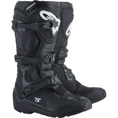 Botas de moto Alpinestars Tech 3 Negras Talla: 45,5 Botas de moto Alpinestars Tech 3 Negras Talla: 45,5