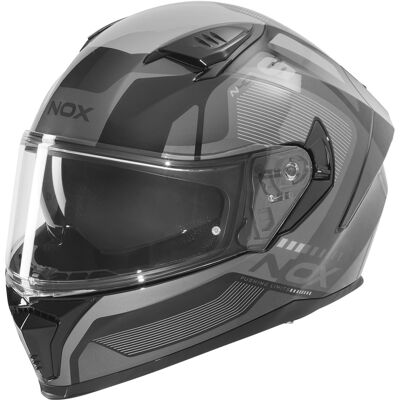 Casco integral de moto NOX N402 Mentor negro-plata Talla: XS Casco integral de moto NOX N402 Mentor negro-plata Talla: XS