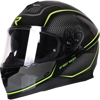 Street Racer - Magna - Negro-Amarillo - Helmet Street Racer - Magna - Negro-Amarillo - Helmet